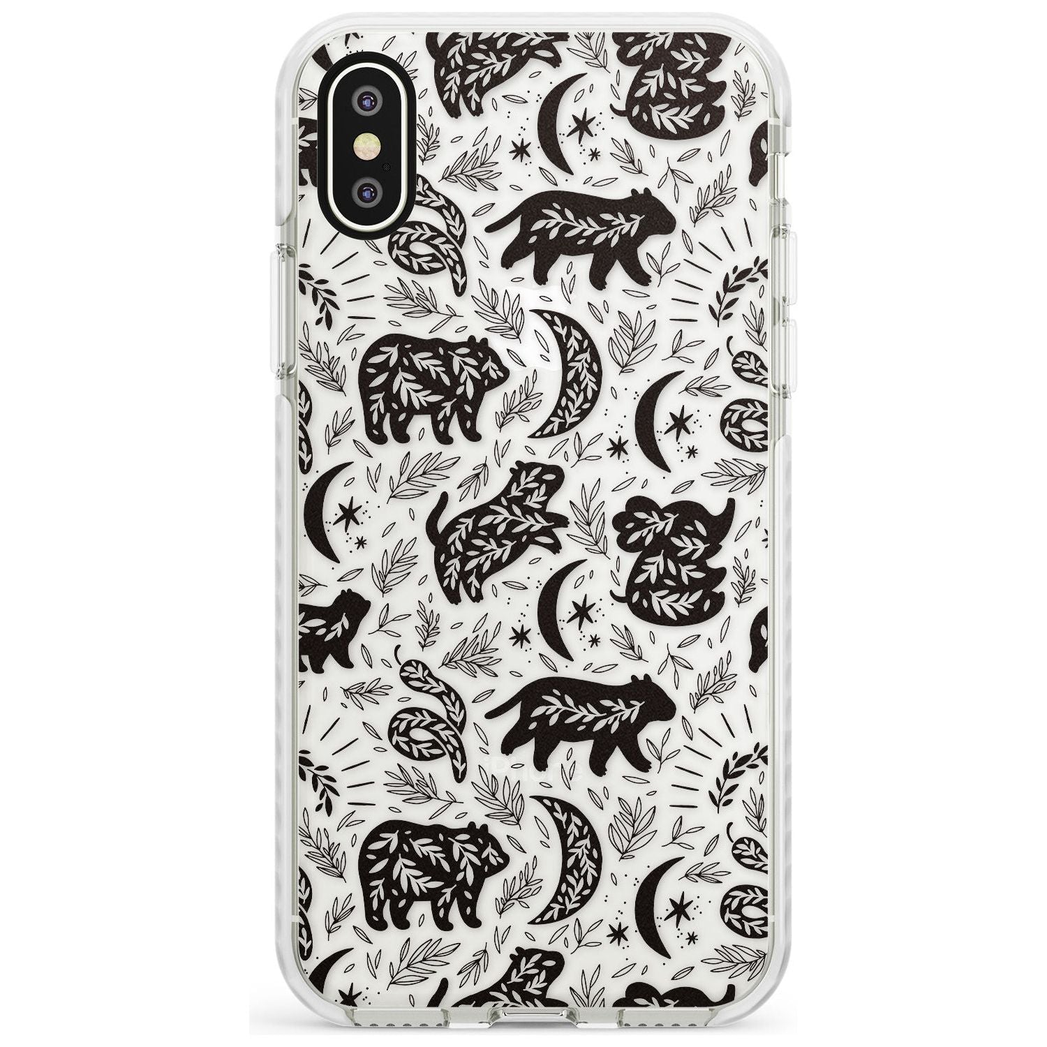 Leafy Bears Impact Phone Case for iPhone X XS Max XR