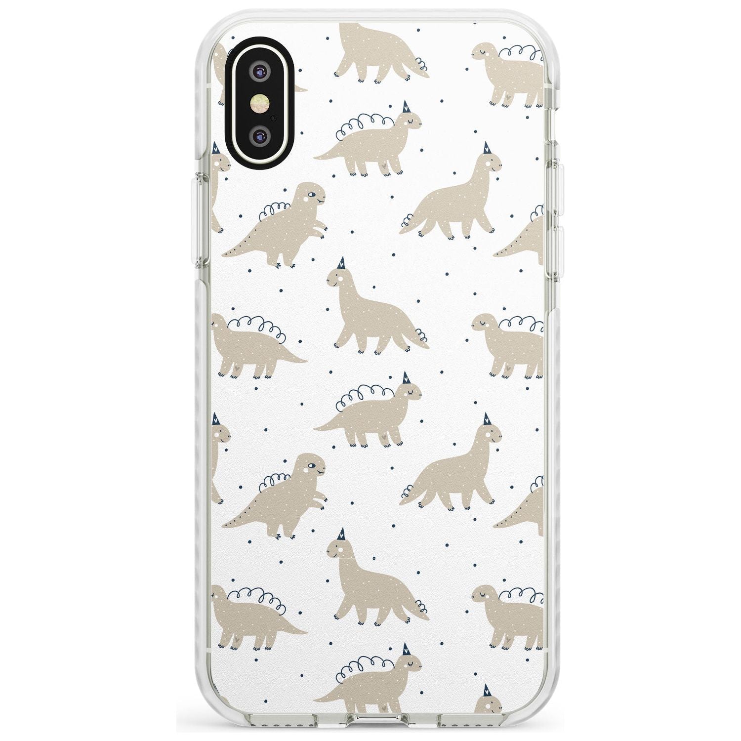 Adorable Dinosaurs Pattern Impact Phone Case for iPhone X XS Max XR