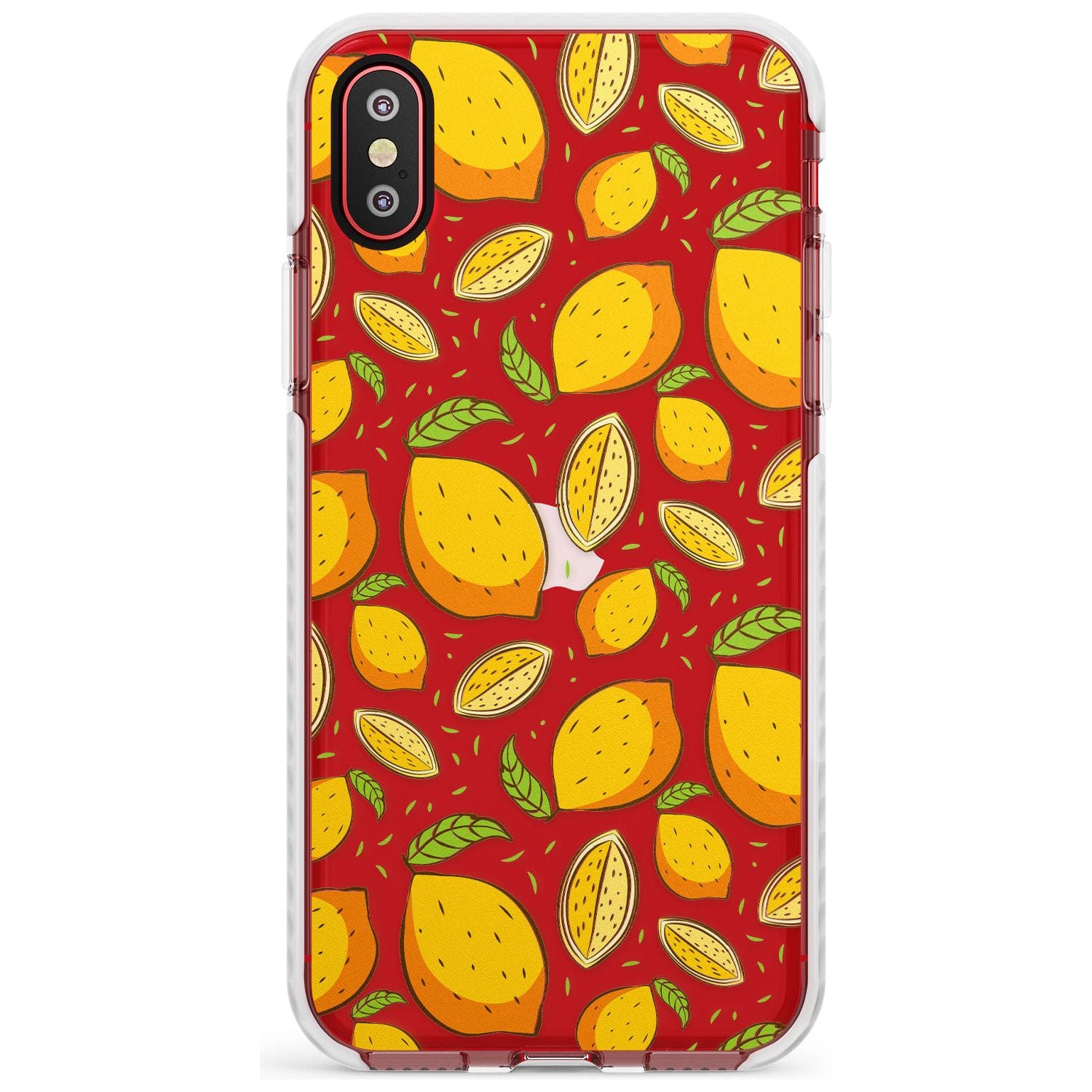 Lemon Pattern Impact Phone Case for iPhone X XS Max XR