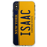 New York License Plate Slim TPU Phone Case Warehouse X XS Max XR