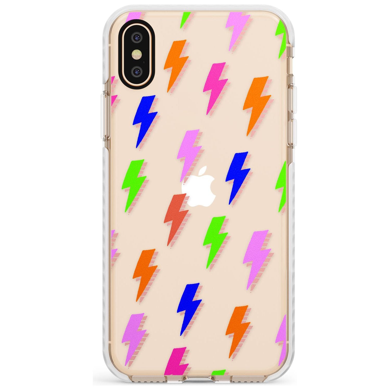 Rainbow Pop Lightning Slim TPU Phone Case Warehouse X XS Max XR