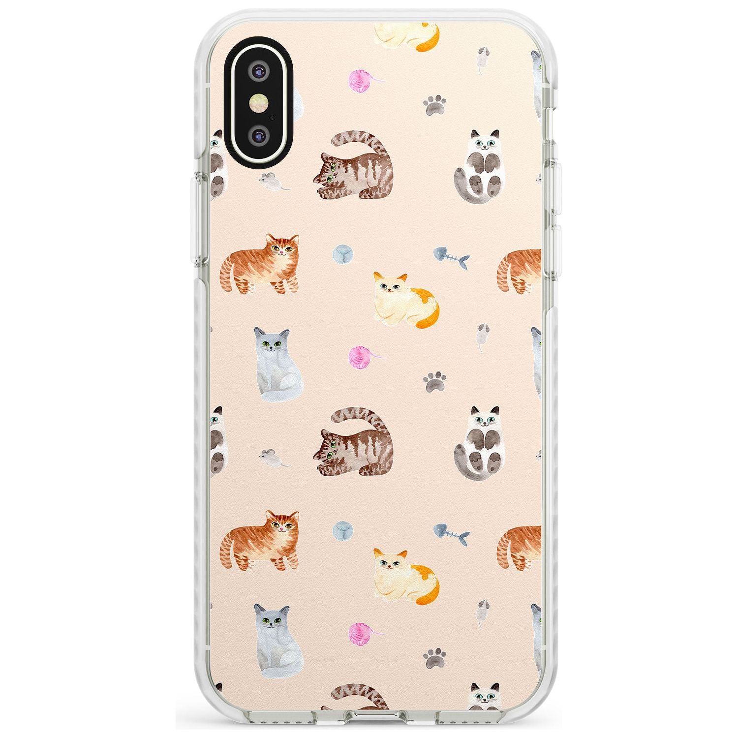 Cats with Toys Slim TPU Phone Case Warehouse X XS Max XR