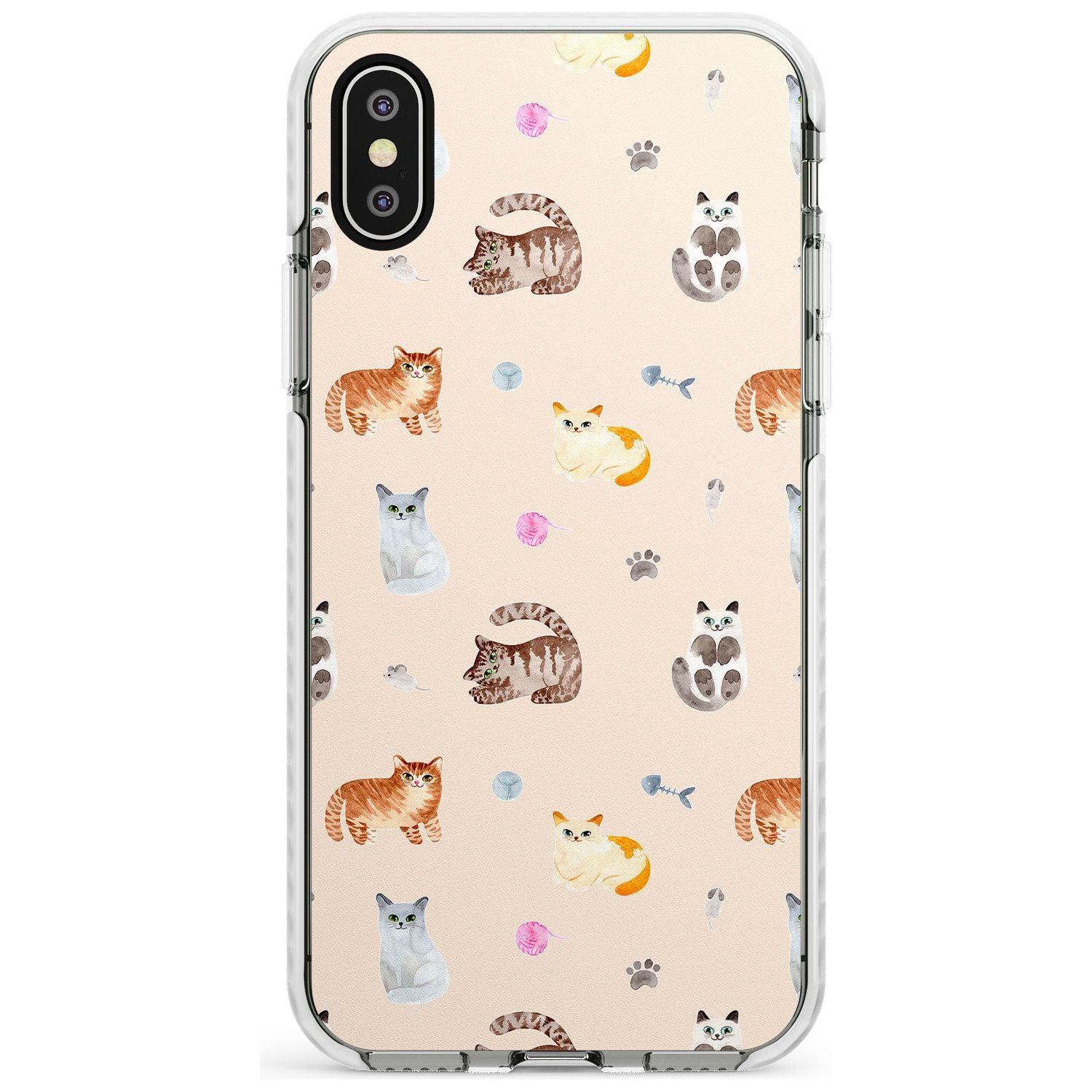 Cats with Toys Slim TPU Phone Case Warehouse X XS Max XR