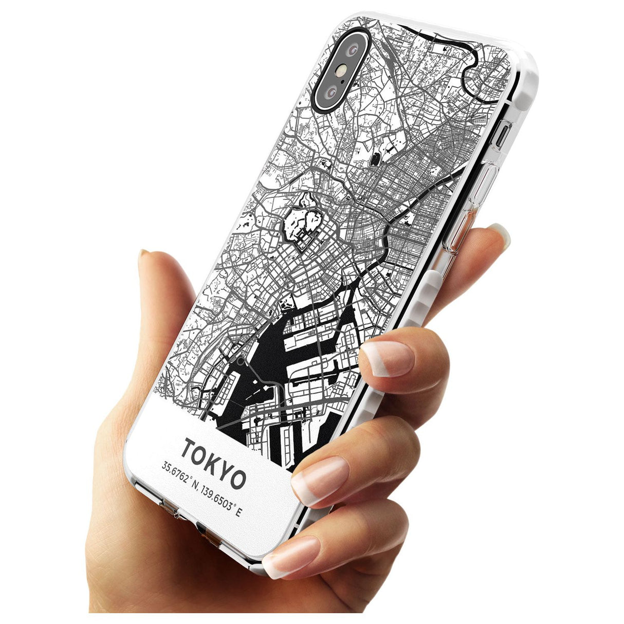 Map of Tokyo, Japan Impact Phone Case for iPhone X XS Max XR