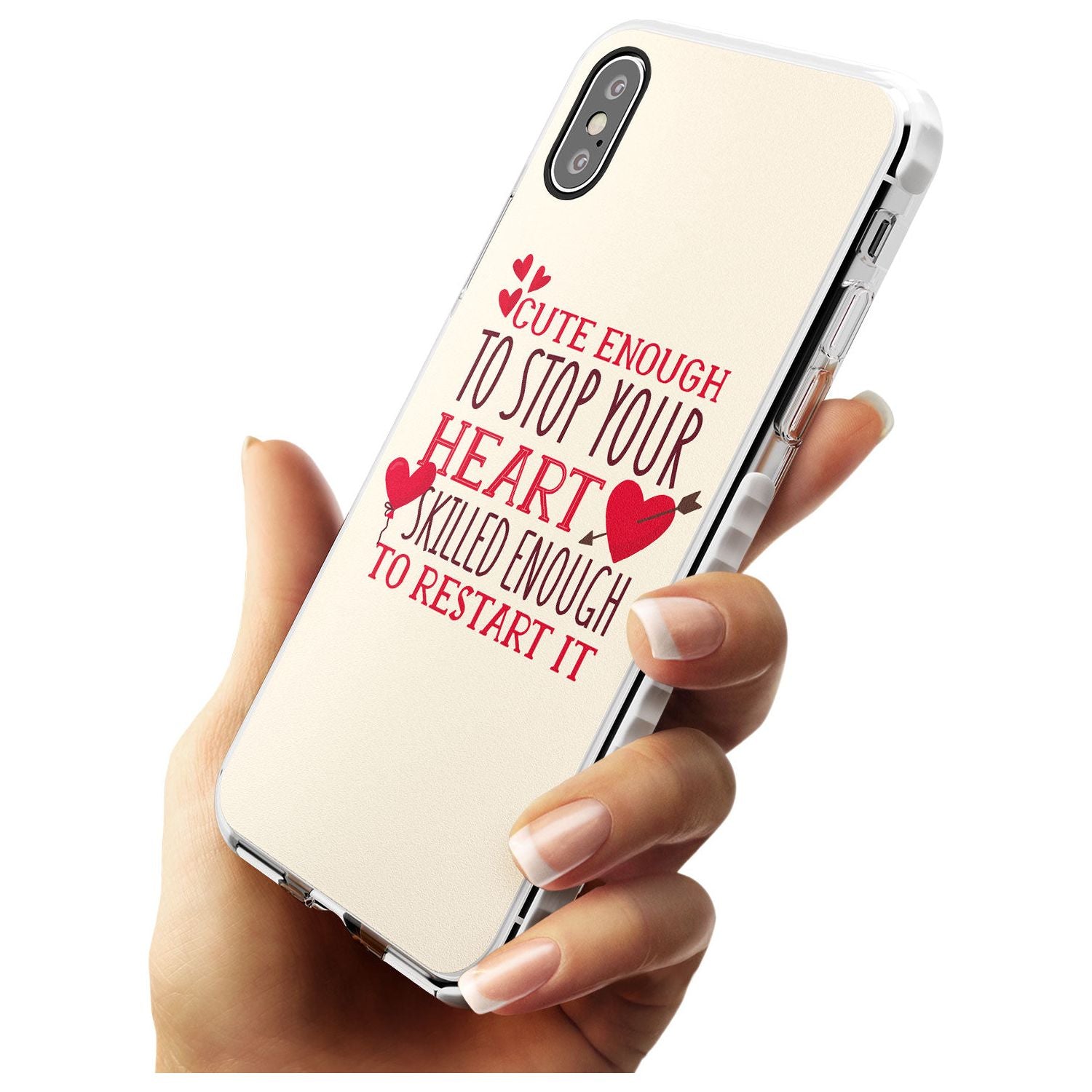 Medical Design Cute Enough to Stop Your Heart Impact Phone Case for iPhone X XS Max XR