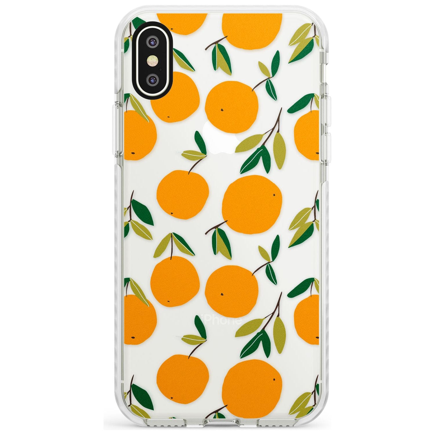 Oranges Pattern Impact Phone Case for iPhone X XS Max XR