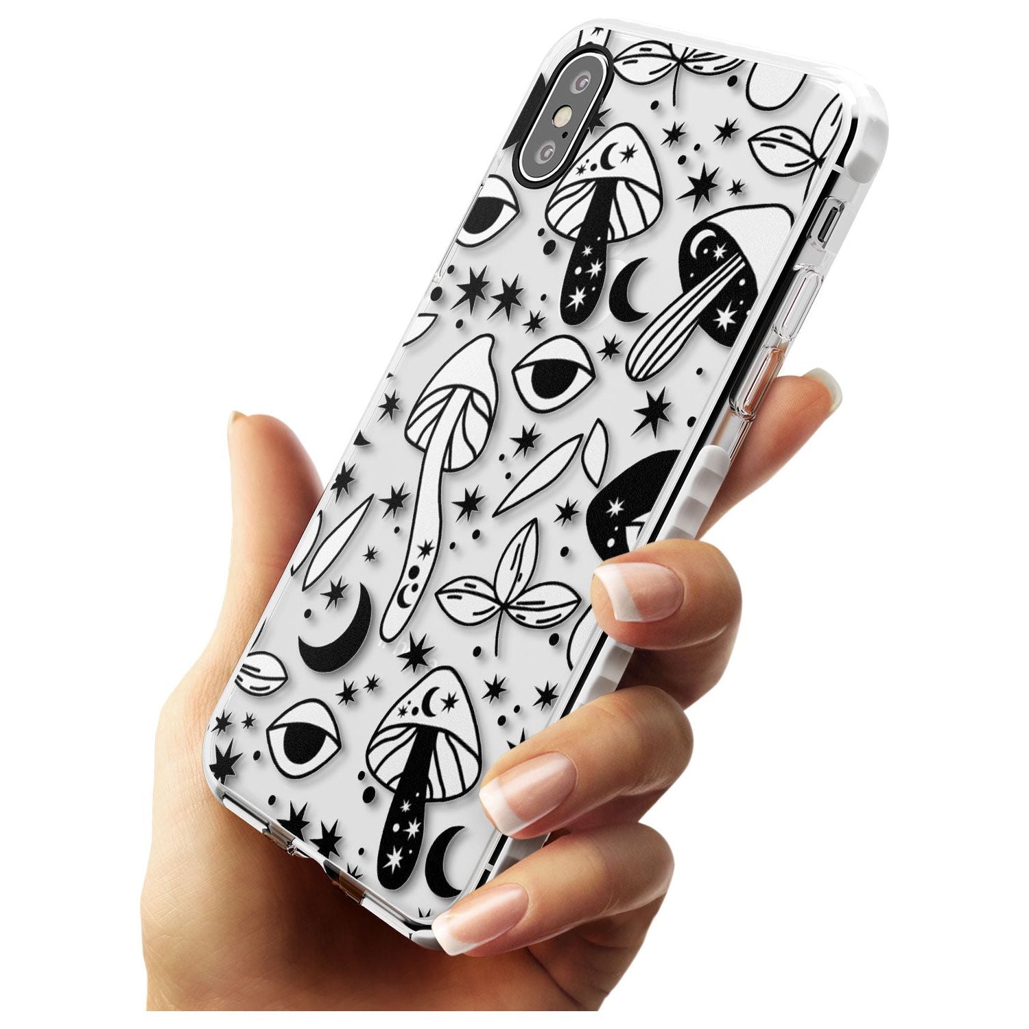 Psychedelic Mushrooms Pattern Impact Phone Case for iPhone X XS Max XR