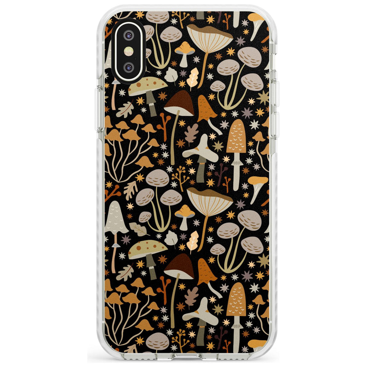 Sentimental Mushrooms Pattern Impact Phone Case for iPhone X XS Max XR