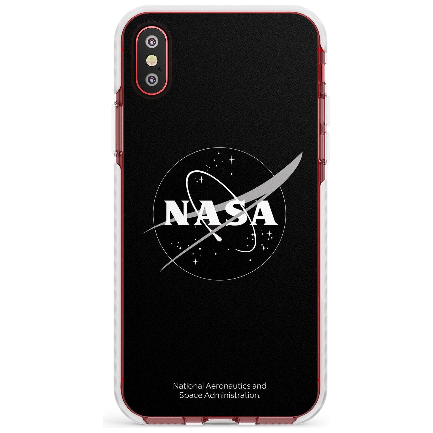 Dark NASA Meatball Impact Phone Case for iPhone X XS Max XR