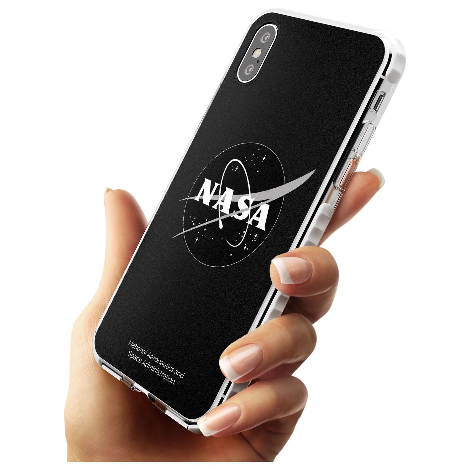 Dark NASA Meatball Impact Phone Case for iPhone X XS Max XR