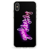 Good Vibes Only Pink Neon iPhone Case  Impact Case Phone Case - Case Warehouse