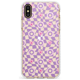 Checkered Love Pattern Impact Phone Case for iPhone X XS Max XR