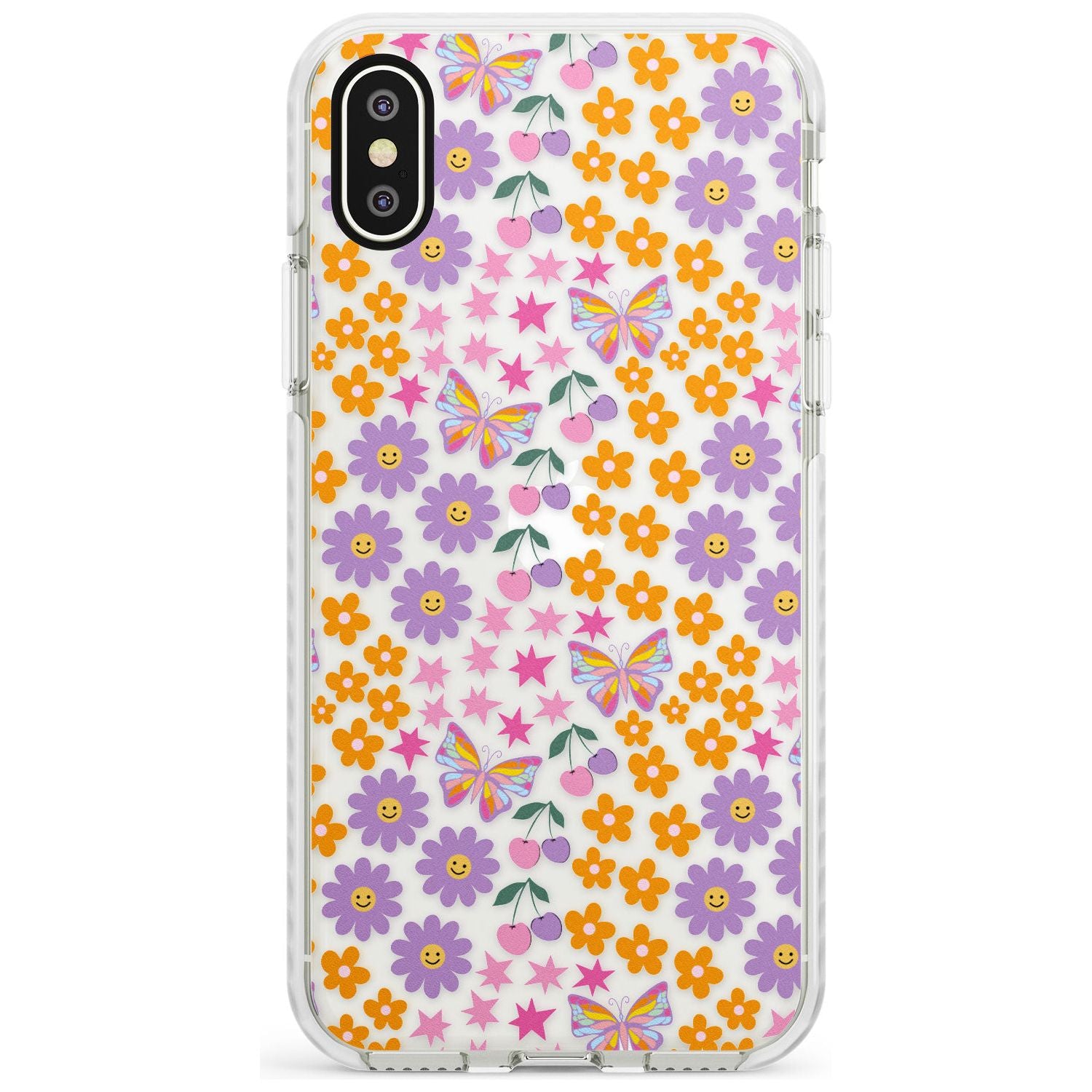 Botanical Bombardment Impact Phone Case for iPhone X XS Max XR