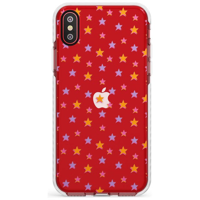 Spangling Stars Pattern Impact Phone Case for iPhone X XS Max XR