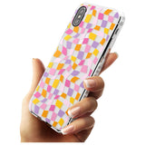 Wonky Squares Pattern Impact Phone Case for iPhone X XS Max XR