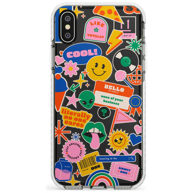 Nostalgic Stickers #1 Slim TPU Phone Case Warehouse X XS Max XR