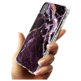 Black, Purple & Yellow shattered Marble Impact Phone Case for iPhone X XS Max XR