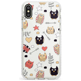 Cute Owl Pattern Impact Phone Case for iPhone X XS Max XR