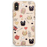 Cute Owl Pattern Impact Phone Case for iPhone X XS Max XR