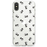 Tiny Panda Pattern Slim TPU Phone Case Warehouse X XS Max XR