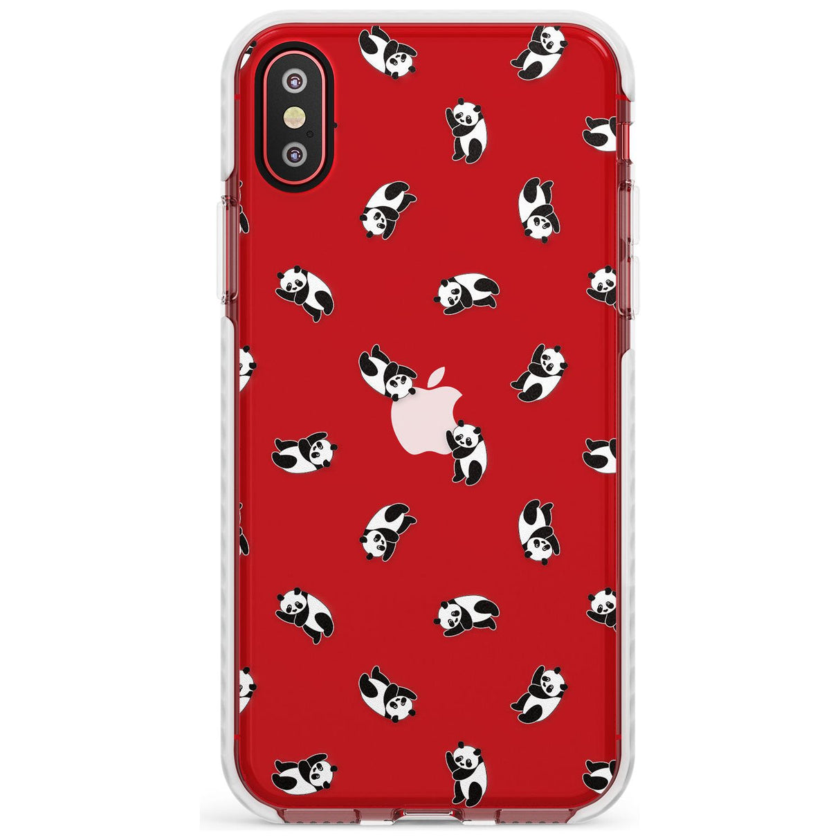 Tiny Panda Pattern Slim TPU Phone Case Warehouse X XS Max XR