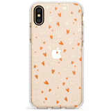 Paws & Hearts Pattern (Clear) Slim TPU Phone Case Warehouse X XS Max XR