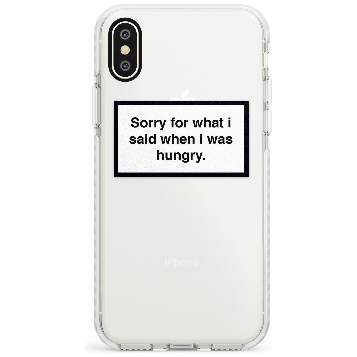 Sorry for what I said iPhone Case  Impact Case Phone Case - Case Warehouse