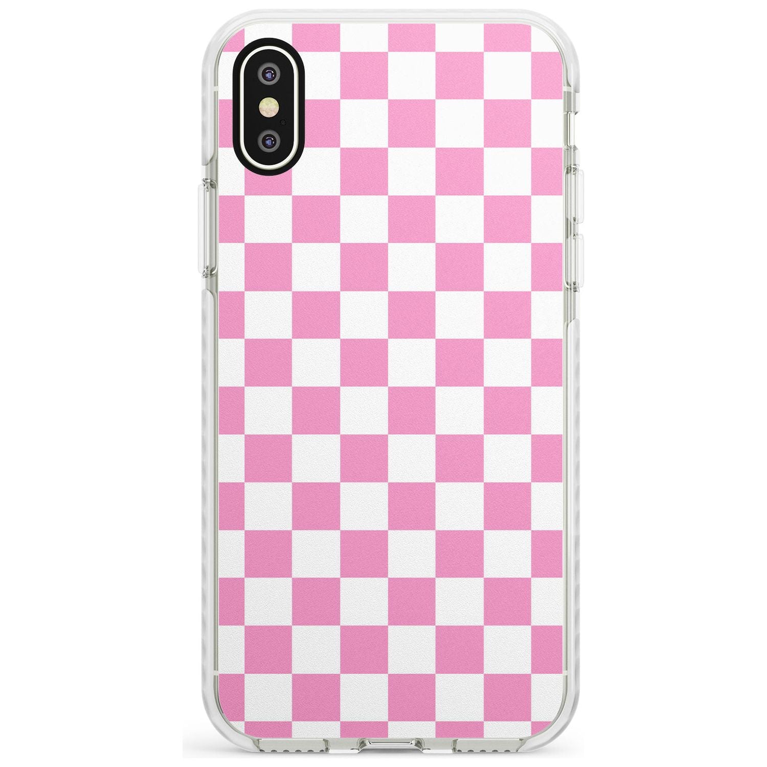 Pink Checkered iPhone Case  Impact Case Phone Case - Case Warehouse