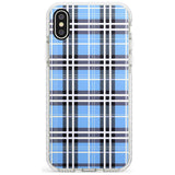 Blue Plaid iPhone Case  Impact Case Phone Case - Case Warehouse