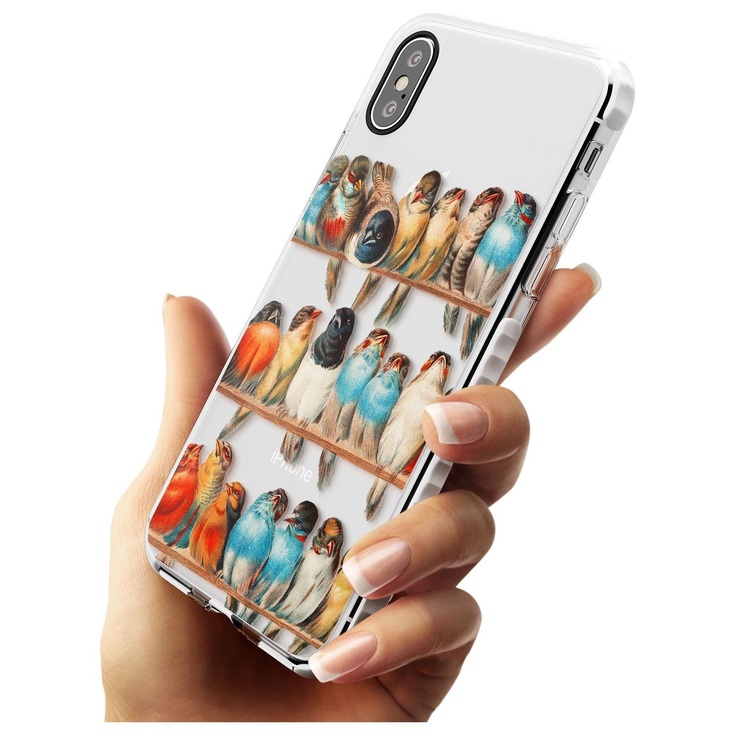 A Perch of Birds Impact Phone Case for iPhone X XS Max XR