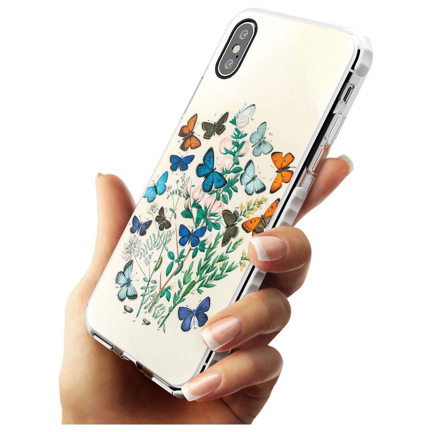 European Butterflies Impact Phone Case for iPhone X XS Max XR