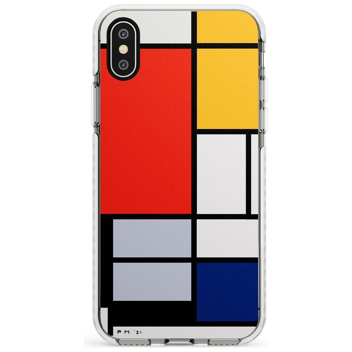 Piet Mondrian's Composition Impact Phone Case for iPhone X XS Max XR