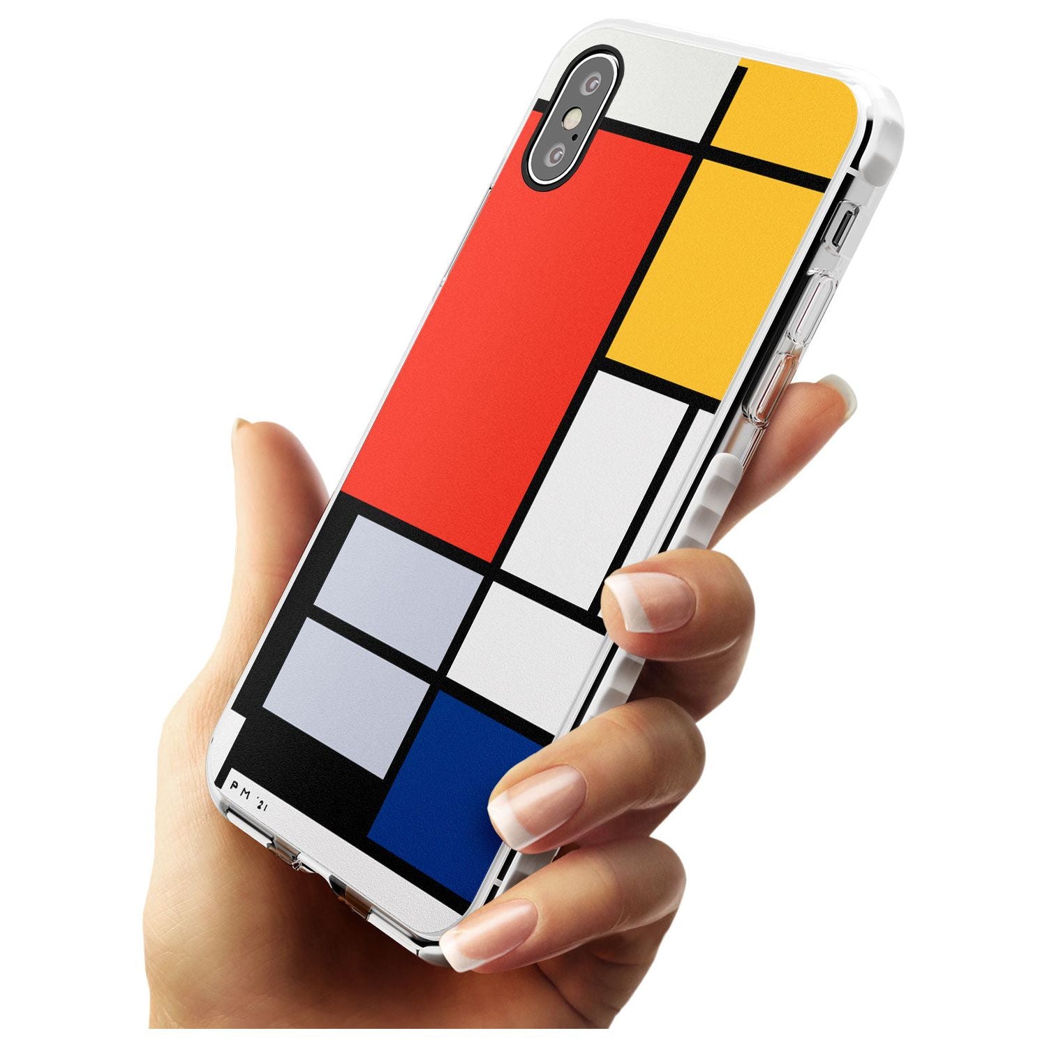 Piet Mondrian's Composition Impact Phone Case for iPhone X XS Max XR