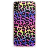 Rainbow Gradient Leopard Print Slim TPU Phone Case Warehouse X XS Max XR