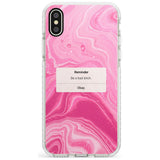 "Be a Bad Bitch" iPhone Reminder Slim TPU Phone Case Warehouse X XS Max XR