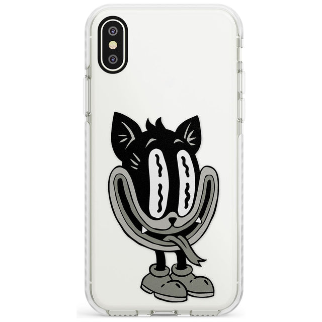 Faded Feline Impact Phone Case for iPhone X XS Max XR