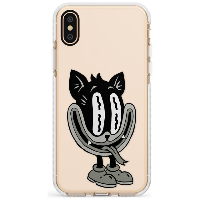 Faded Feline Impact Phone Case for iPhone X XS Max XR