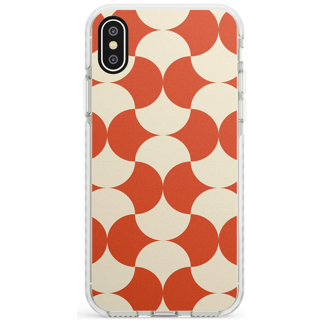 Abstract Retro Shapes: Psychedelic Pattern Slim TPU Phone Case Warehouse X XS Max XR