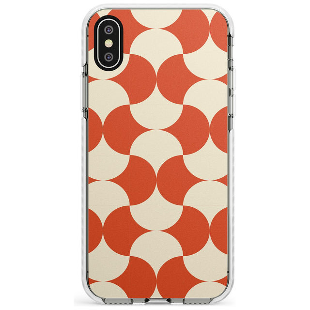 Abstract Retro Shapes: Psychedelic Pattern Slim TPU Phone Case Warehouse X XS Max XR
