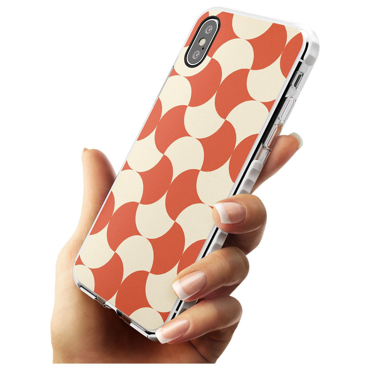 Abstract Retro Shapes: Psychedelic Pattern Slim TPU Phone Case Warehouse X XS Max XR