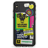 No More Excuses Sticker Mix Slim TPU Phone Case Warehouse X XS Max XR