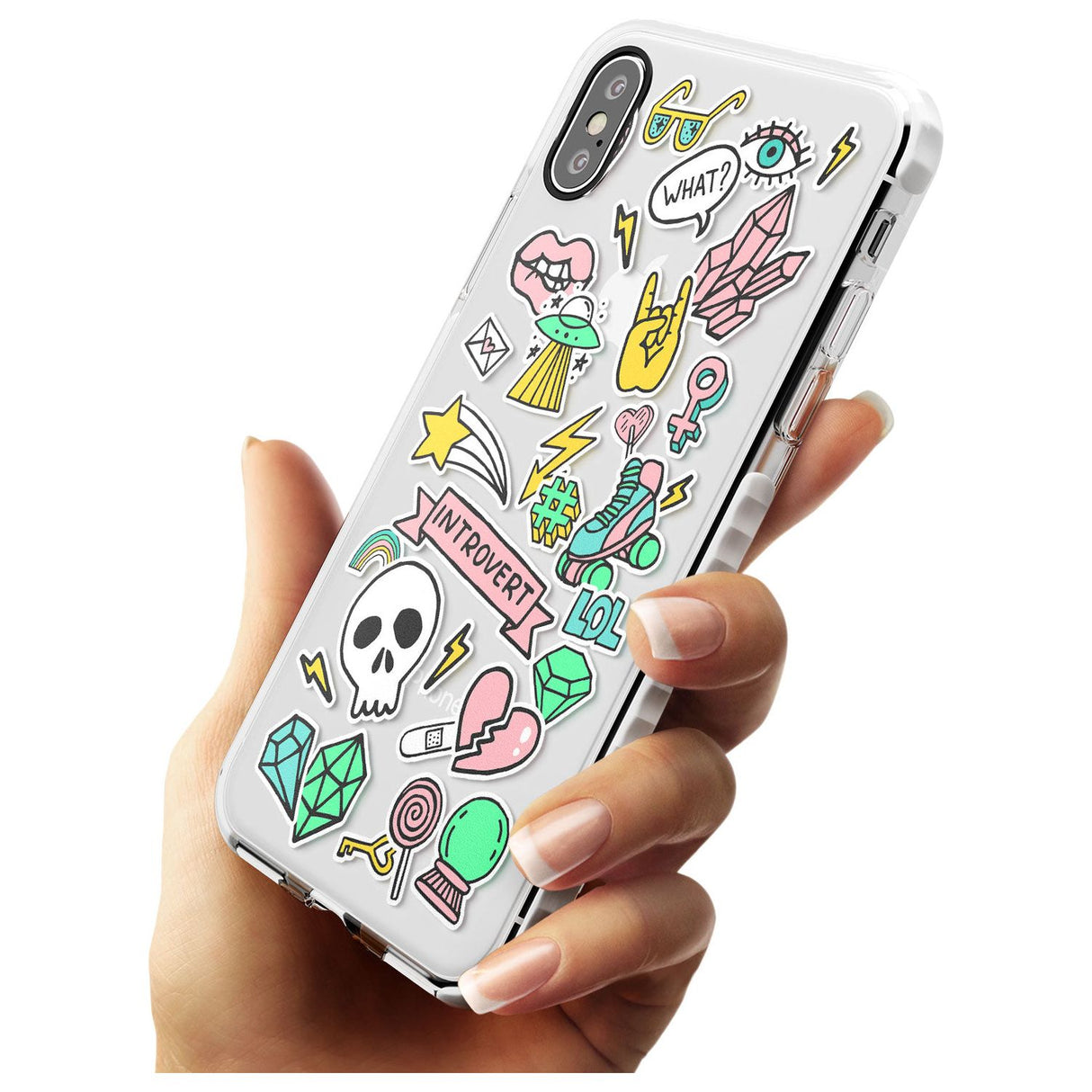 Introvert Sticker  iPhone Case   Phone Case - Case Warehouse