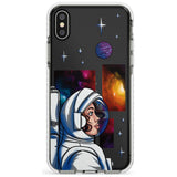 COSMIC AMBITION Slim TPU Phone Blanc Space X XS Max XR