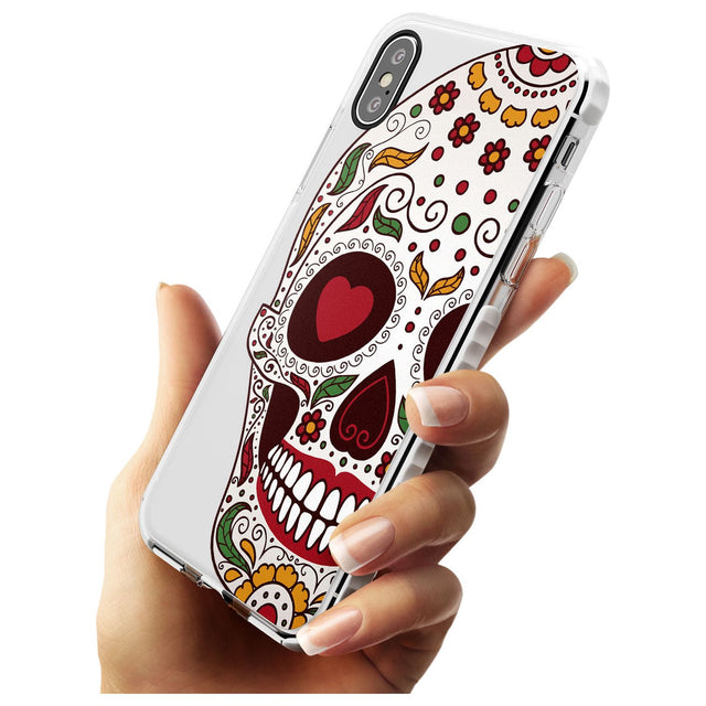 Autumn Sugar Skull Impact Phone Case for iPhone X XS Max XR