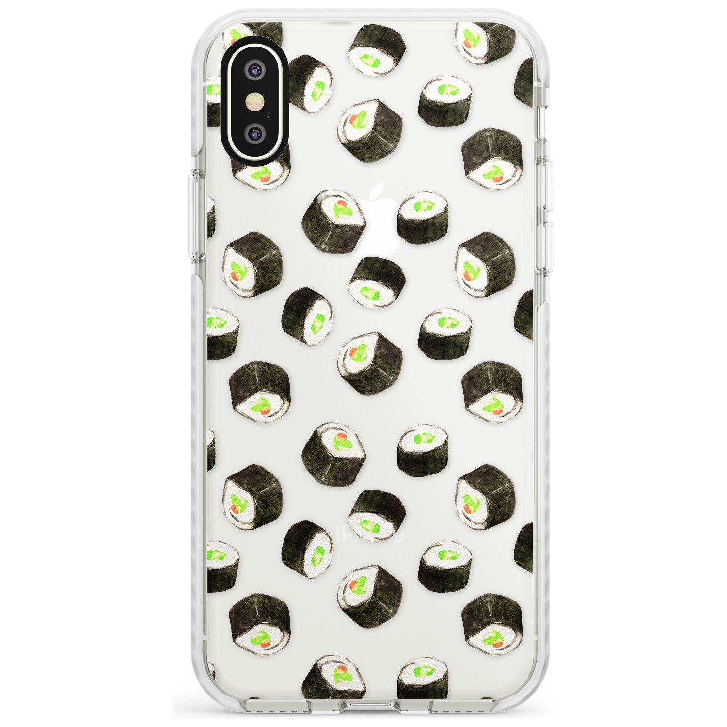 Maki Rolls Sushi Pattern iPhone Case  Impact Case Phone Case - Case Warehouse