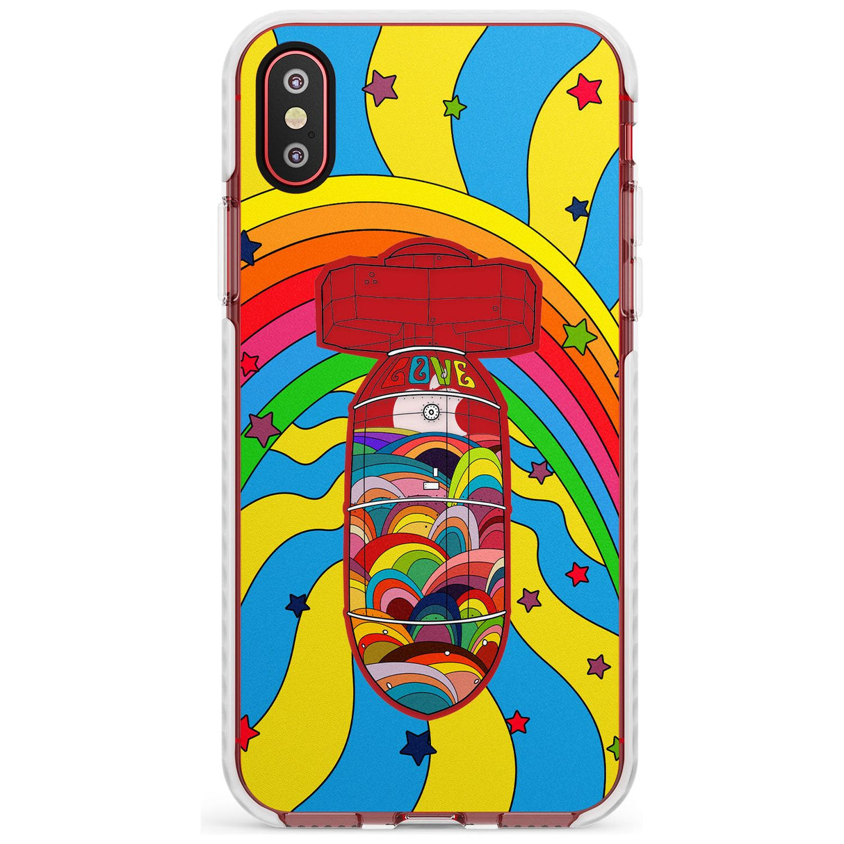 Love Bomb Slim TPU Phone Blanc Space X XS Max XR