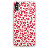 Heart Leopard Print Slim TPU Phone Case Warehouse X XS Max XR