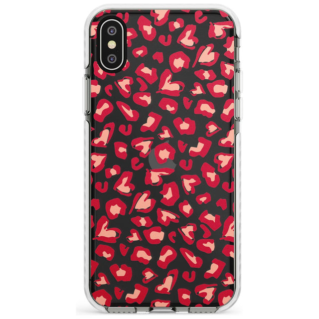 Heart Leopard Print Slim TPU Phone Case Warehouse X XS Max XR