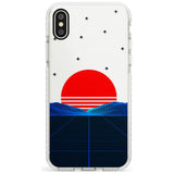 Japanese Sunset Vaporwave Impact Phone Case for iPhone X XS Max XR