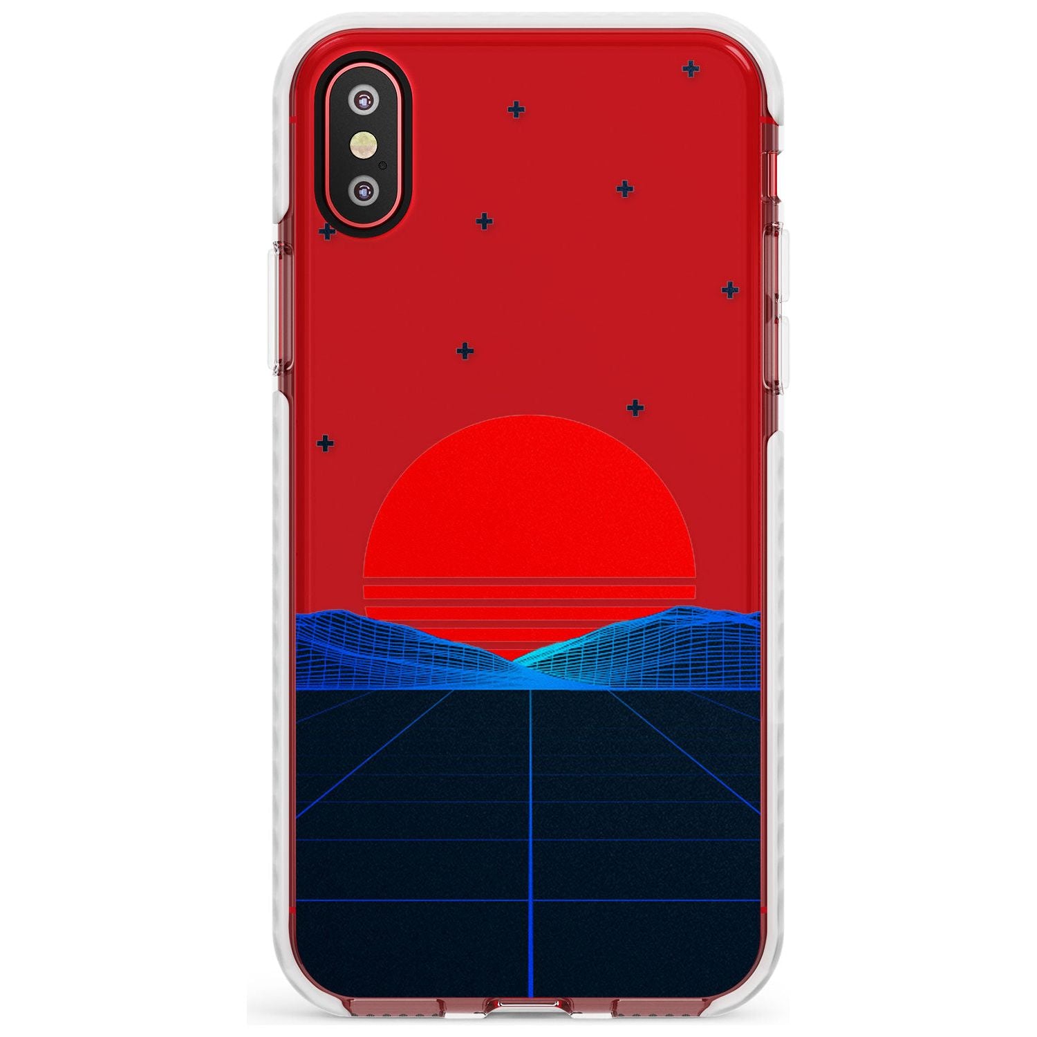 Japanese Sunset Vaporwave Impact Phone Case for iPhone X XS Max XR